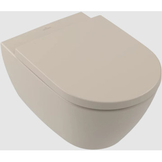 Misa WC lievikový Villeroy & Boch/Subway 3.0 - do WC kompaktu bez kołnierza wewnętrznego, na postavení, spolu z TwistFlush, Weis