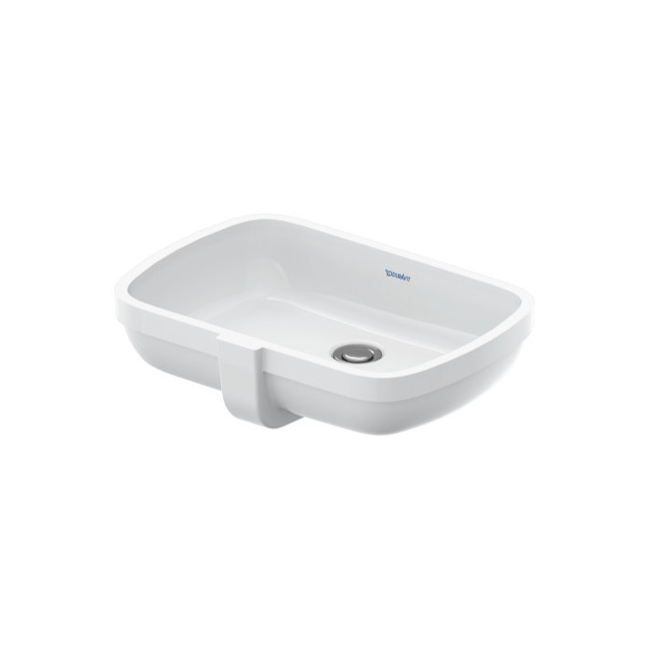 Polozápustné umývadlo, 55x47cm, Duravit Qatego - Biely lesklý (HyG) 