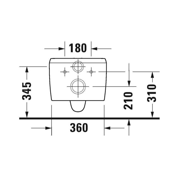 Misa toaletná Závěsná, 38,5x57cm, Duravit Qatego Rimless® - Biely lesklý (HyG) 