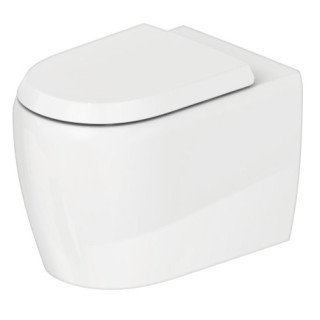 Misa toaletná Závěsná, 38,5x57cm, Duravit Qatego Rimless® - Biely lesklý (HyG) 