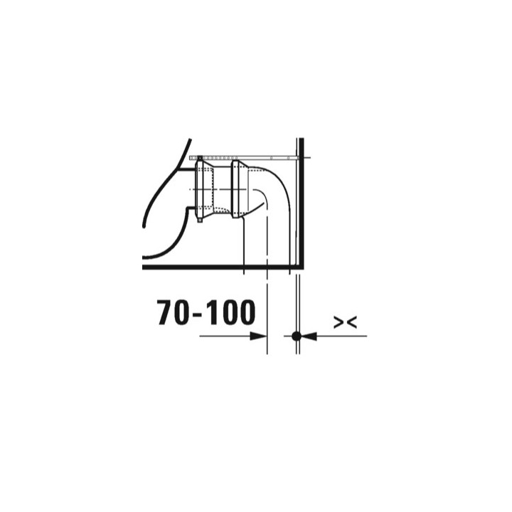 Misa toaletná na postavení, 39x60cm, Duravit Qatego Rimless® (HyG)