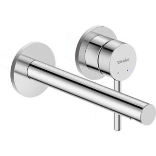 Páková umyvadlová batéria L , Duravit Circle - Lesklý chróm