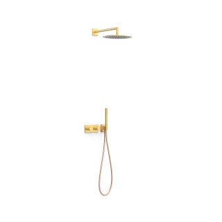 Súprava termostatickej batérii podomietkovej 2-drożnej B-system prysznicowej, TRES STUDY - 24-K Zlato