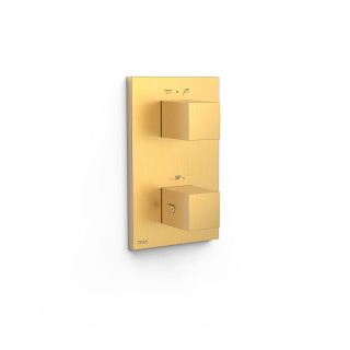 Maskownica do wpuszczanego korpusu 2-drożnego, TRES THERM-BOX - 24-K Zlato
