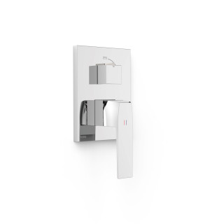 Maskownica do wpuszczanego korpusu 2-drożnego Rapid-box, TRES SLIM EXCLUSIVE - Chróm  