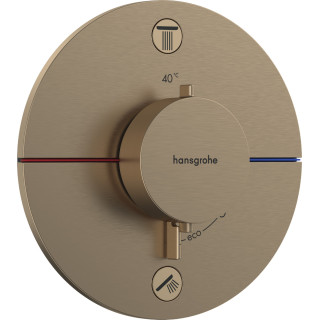 Batéria termostatická, podomietková do 2 prijímačov, Hansgrohe ShowerSelect Comfort S - Chróm 