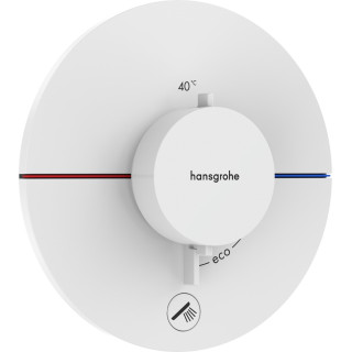 Batéria termostatická, podomietková do 1 prijímača s dodatočným výstupom, Hansgrohe ShowerSelect Comfort S - Čierna Matný