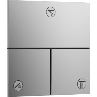 Ventil uzatvárací, podomietkový do 3 prijímačov, Hansgrohe  ShowerSelect Comfort E - Chróm 
