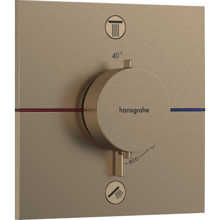 Batéria termostatická, podomietková do 2 prijímačov s integrovaným bezpečnostným systémom zgodnie z EN 1717, Hansgrohe ShowerSel