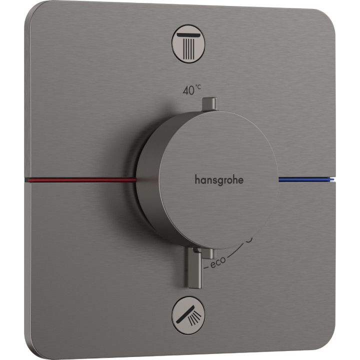 Batéria termostatická, podomietková do 2 prijímačov, Hansgrohe ShowerSelect Comfort Q - Bronz Szczotkowany