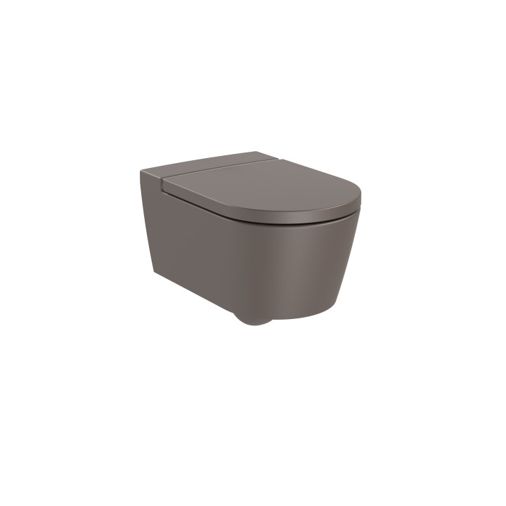 Misa WC Závěsná Roca Inspira Rimless Compacto 37x48 cm, onyks