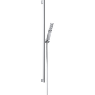 Sprchový set 100 1jet EcoSmart držák 90 cm, Hansgrohe Pulsify E - Chróm 