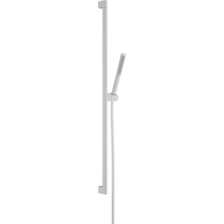 Sprchový set 100 1jet EcoSmart+ držák 90 cm, Hansgrohe Pulsify S - Čierna Matný