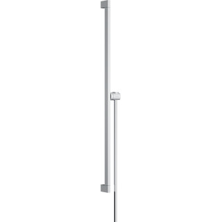 Sprchová tyč E Puro 90 cm z suwakiem EasySlide i hadicou przysznicowym Isiflex 160cm, Hansgrohe Unica - Chróm 