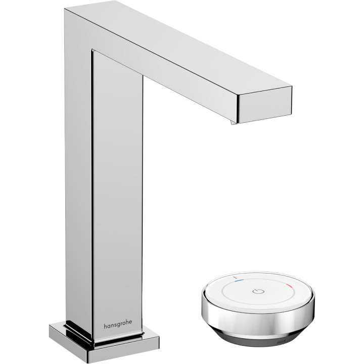 2-otvorová umyvadlová batéria 150 CoolStart z niezamykanym kompletem odtokovom, Hansgrohe Tecturis E - Chróm 