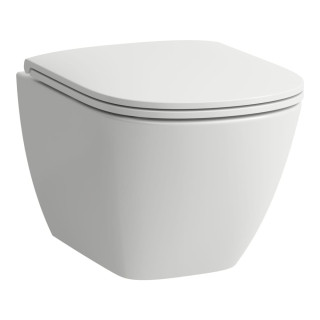 Misa WC závesné skrátené, Rimless, verzia ADVANCED, Laufen Lua - Biely 