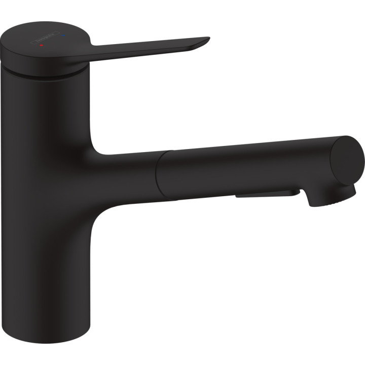 Páková drezová batéria 150, kovová výsuvná sprcha, 2jet, Hansgrohe Zesis M33 - Chróm 