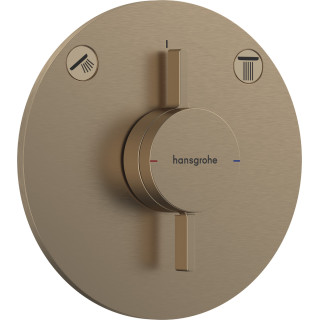 Batéria so zmiešavačom, podomietková do 2 prijímačov, Hansgrohe DuoTurn S - Chróm 