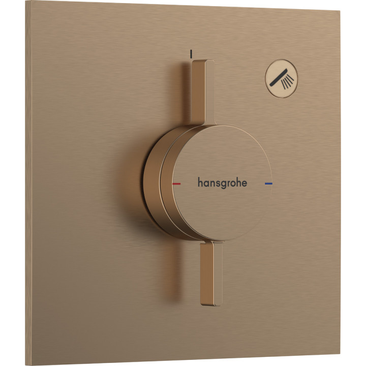 Batéria so zmiešavačom, podomietková do 1 prijímača, Hansgrohe DuoTurn E - Chróm  