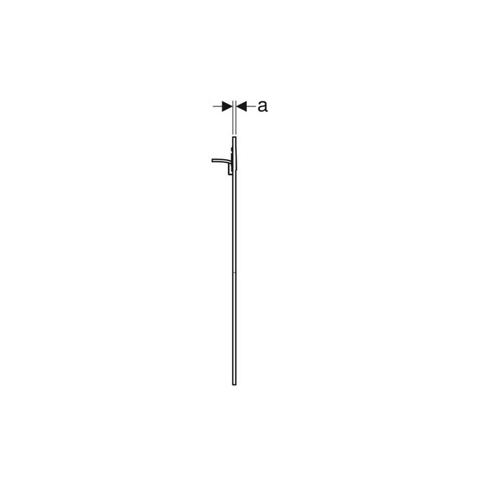 Nástenný ovládací panel do Geberit AquaClean Sela, biely