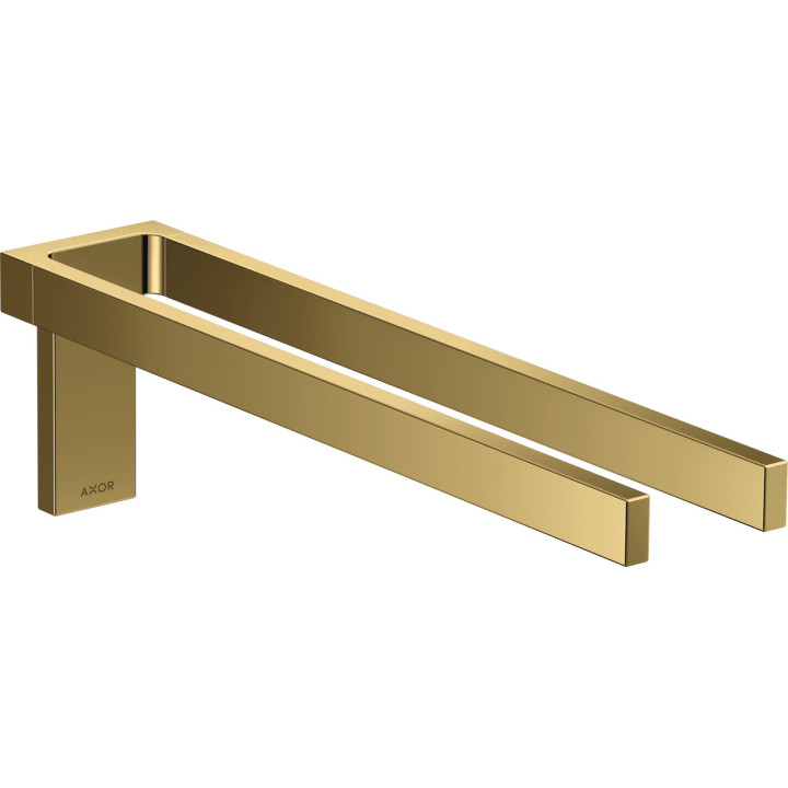 Dvojitý držák ručníku, AXOR Universal Rectangular - Nikel Szczotkowany