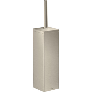 Štětka toaletná stenová z pojemnikiem, AXOR Universal Rectangular - Čierna Matný
