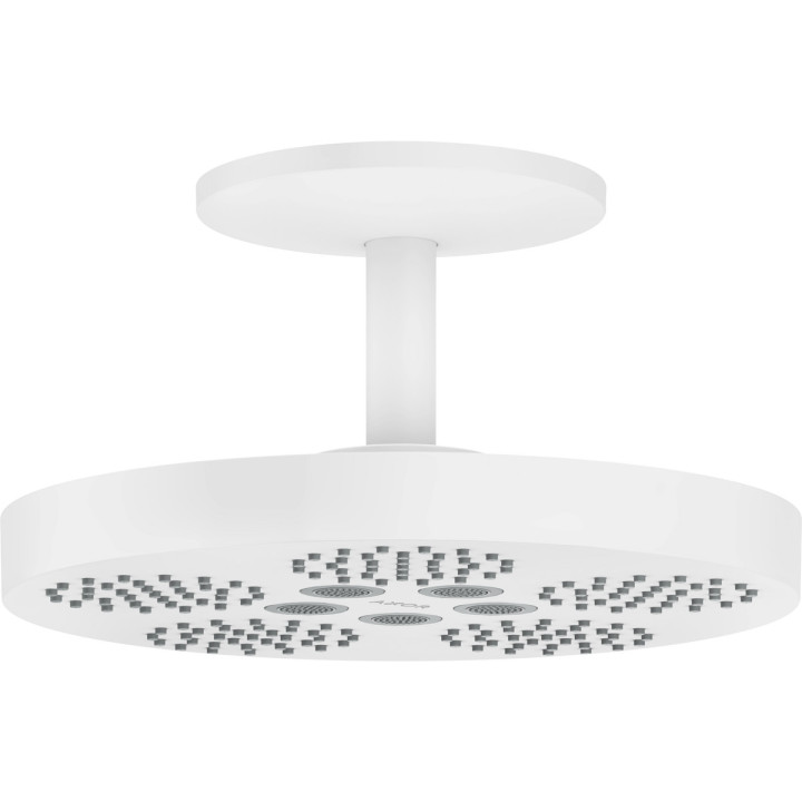 Horná sprcha 280 2jet so stropom pripojenie, AXOR One - Biely Matný 