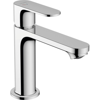 Páková umyvadlová batéria 110 CoolStart EcoSmart+ s umývadlovou výpusťou s tiahlom, Hansgrohe Rebris S - Chróm