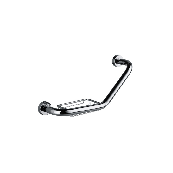 Uchwyt wannowy z mydelniczką Rondo 2 Emco 650 mm- sanitbuy.pl