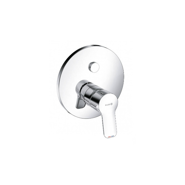 Podomietková Batéria vaňová - sprchová, do 88011, prepínač PUSH&SWITCH, KLUDI PURE & EASY - Chróm