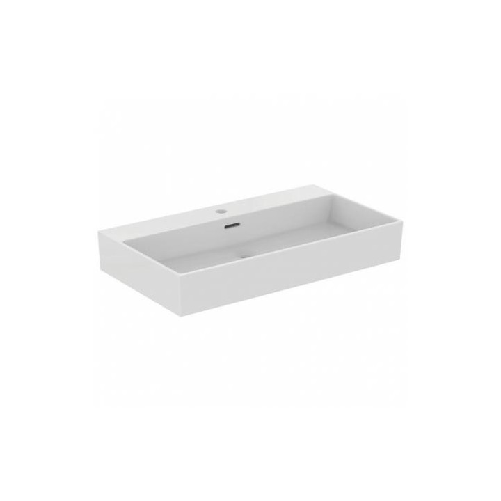 Umývadlo závesné Ideal Connect Air, 40 cm s otvorom na batérie i z prepadom - biela