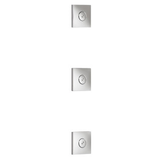 3 podtynkowe otočné dysze s hydromasážou, Tres Complementos Ducha - Chróm