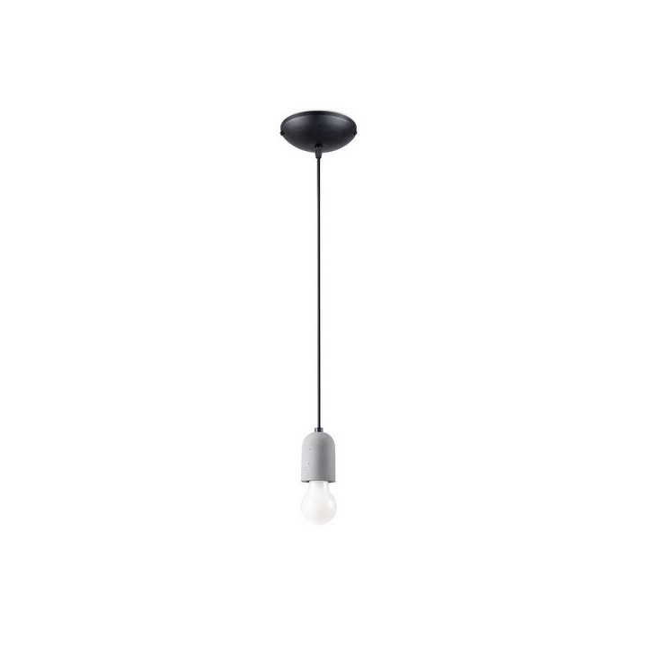 Lampa Závěsná Sollux KUKKIA,  GU10/ES111 4x40W, 4x12W LED, čierna