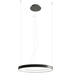 Żyrandol Sollux Lighting RIO, okrúhly priemer 78cm, LED 32W 4000K, čierna
