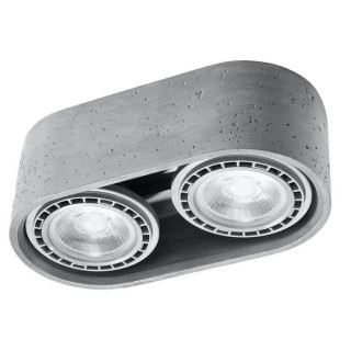 Plafon Sollux Ligthing ARENA 55, E27  4x60W, 4x152W LED, biely