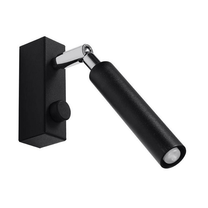 Plafon Sollux Lighting EYETECH 4, G9  4x12W LED, čierna