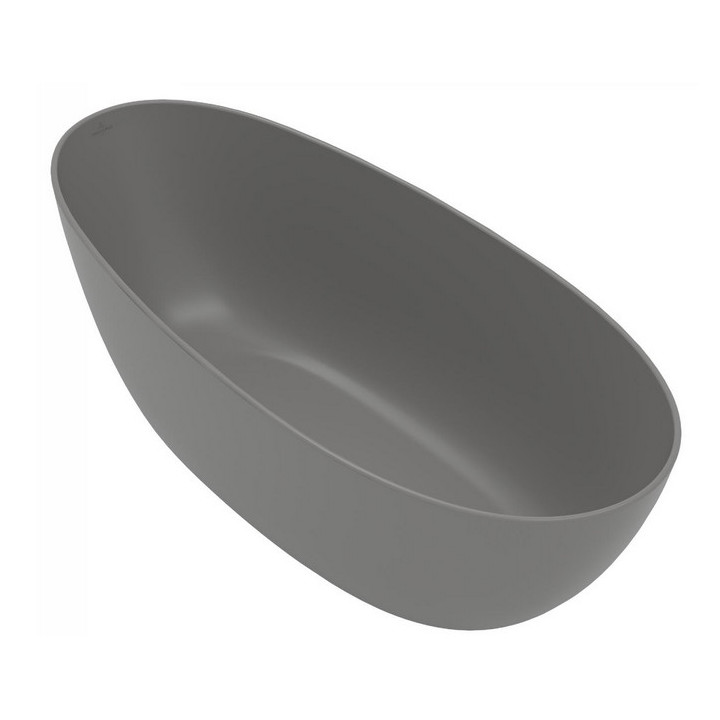 Vaňa voľne stojaca  Oválna Villeroy & Boch Antao SilentFlow, 170x75cm, Quaryl, stone white