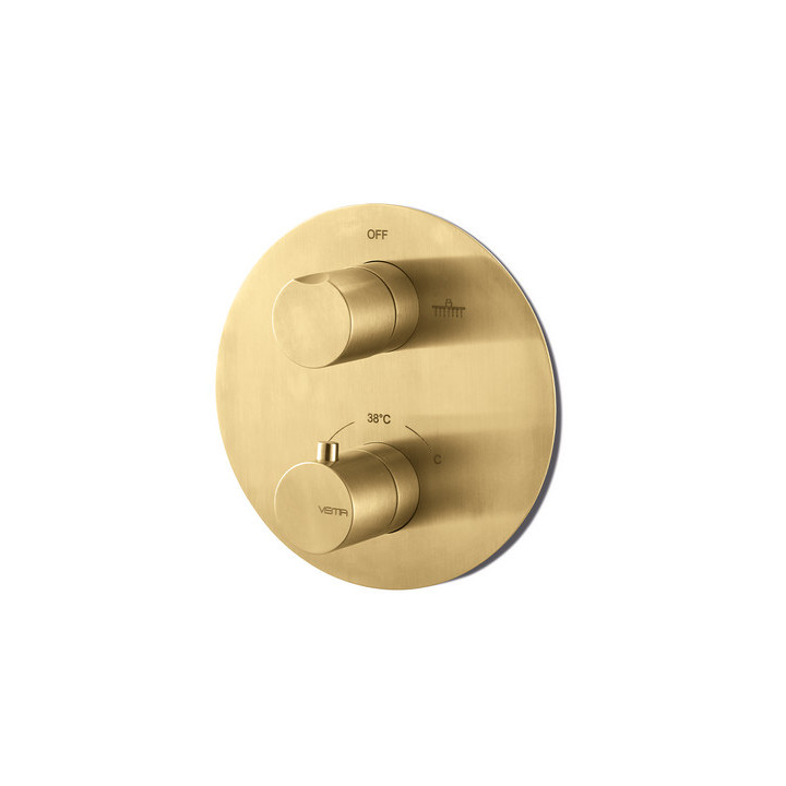 Batéria podomietková Vema Otago, 2 výstupy,  brushed gold