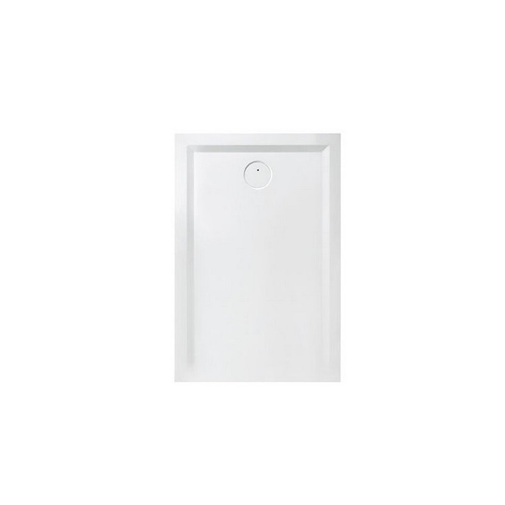 Štvorcová sprchová vanička Sanplast Classic  B/CL75x75x15+STB biely