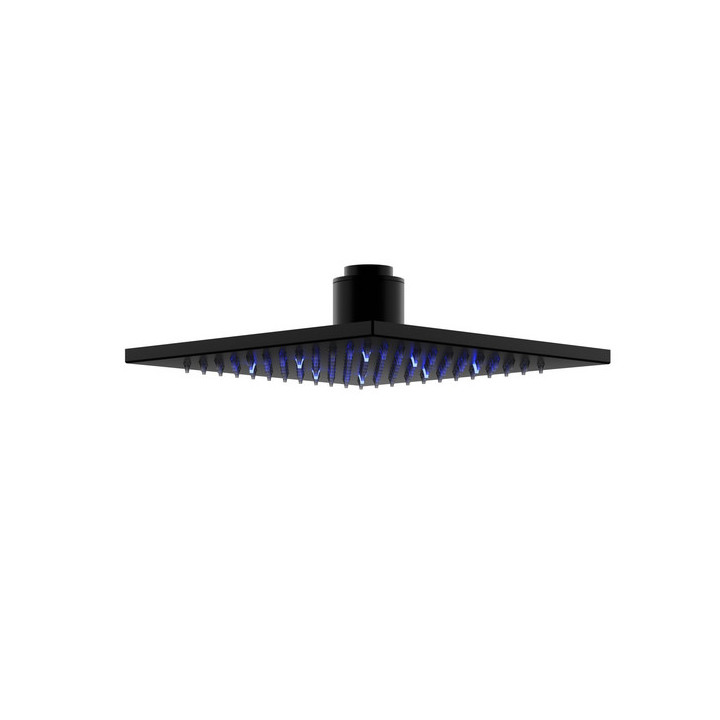 Sprchový set Corsan Ango,Horná sprcha LED, z otočným výtokovým ramenom, chróm