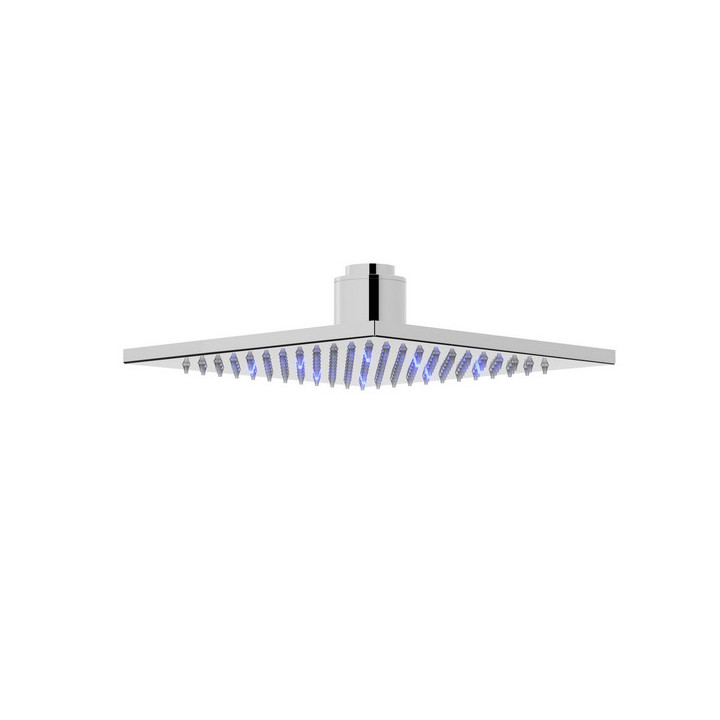 Sprchový set s termostatom Corsan Ango,Horná sprcha LED, čierna