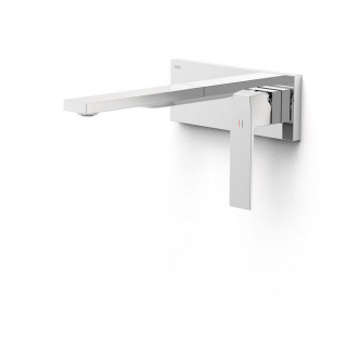 Prvok nástěnný do podomietkového korpusu baterii umywalkowe TRES Slim Exclusive, výtokové rameno 180mm, zlatý