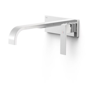 Prvok nástěnný do podomietkového korpusu baterii umywalkowe TRES Slim Exclusive, výtokové rameno 180mm, čierny matný