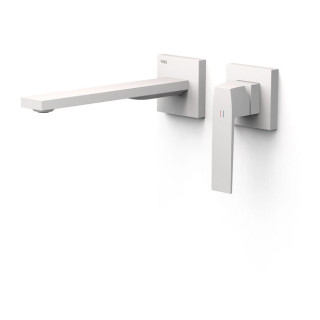 Prvok nástěnný do podomietkového korpusu baterii umywalkowe TRES Slim Exclusive, výtokové rameno 240mm,  chróm