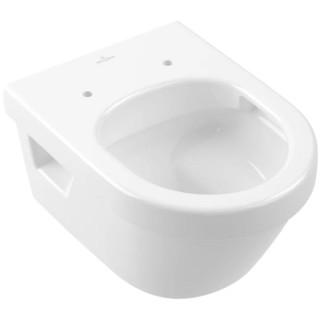 Misa WC lievikový Compact bez kołnierza wewnętrznego, podwiaszana, Villeroy & Boch Architectura, Weiss Alpin CeramicPlus
