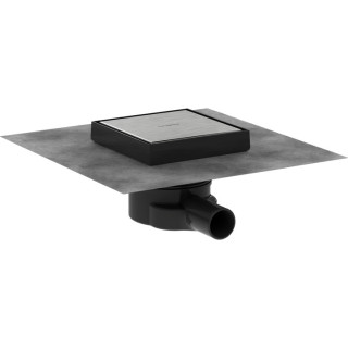 Odtok bodový, Hansgrohe RainDrain point, dĺžka 15cm, brúsená oceľ szczotkowana