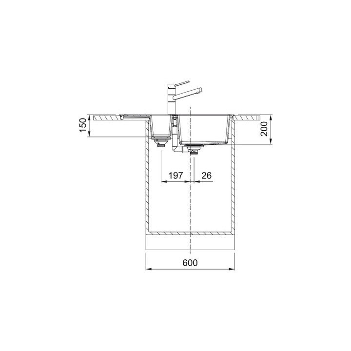 Drez Franke Sirius 2.0 S2D 651-100  ,  onyx