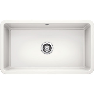 Blanco Legra 6 Siligranit drez vstavaná 58,5x50cm bez automatickej zátky,  biely