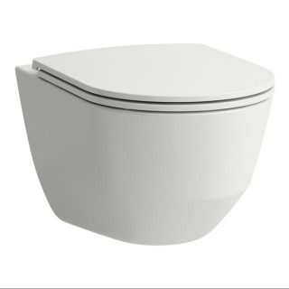 Misa závesné WC Laufen Palace, 56x36cm, rimless, bez splachovacieho kruhu, biela