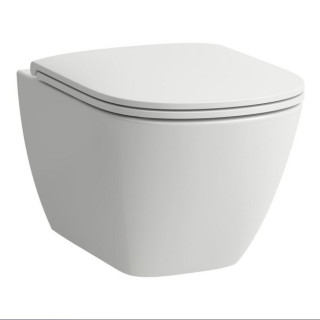 Misa WC závesné skrátené, Rimless, verzia ADVANCED, Laufen Lua - Biely 